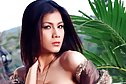 Busty Thai babe Natt Chanapa strips and plays with sex toy