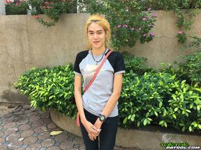 Yo sucks thick white cock and gets fucked and creampied