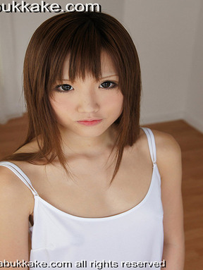 Pretty Chihiro masturbates and has her pussy covered in cum